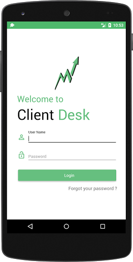 Android application MFS Client App screenshort