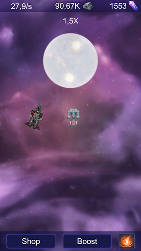 Android application Idle galaxy clicker: spaceship screenshort