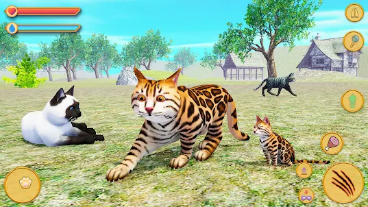 Virtual Cat Pet Care Simulator