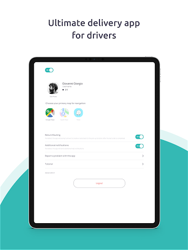 Screenshot of Cartwheel Driver