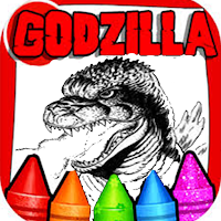 godzilla coloring book