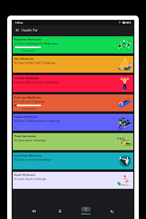 Health Pal - Fitness Manager Captura de pantalla