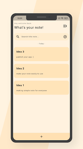 Android application NoteFi - Lightweight notes screenshort