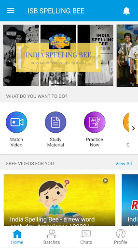 Android application Isb Spelling Bee screenshort