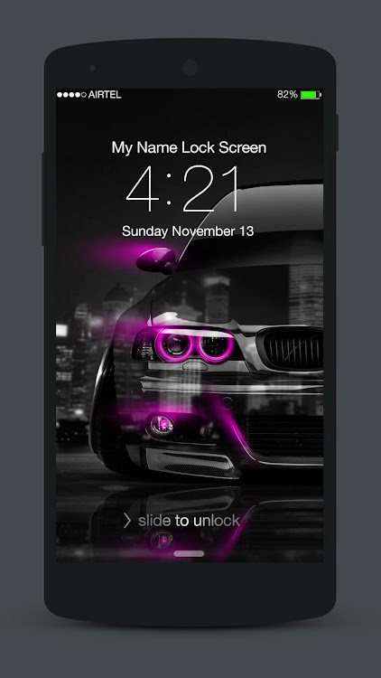 Neon Cars Lock Screen - 4.0 - (Android)