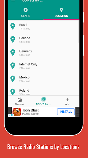 Android application Grunge Radio screenshort