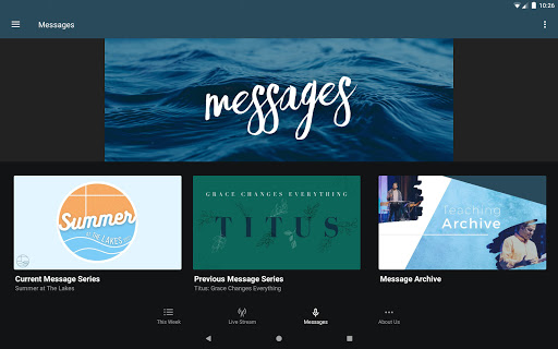 Screenshot of The Lakes Church Waterford