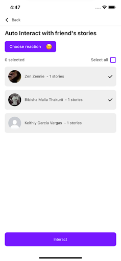App screenshot