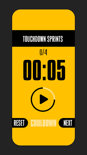Android application Workout Interval Timer screenshort