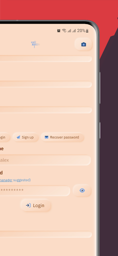 Android application collAnon screenshort