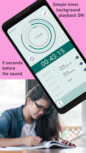 Android application Countdown And The Repeat screenshort