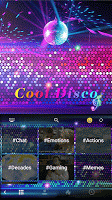 screenshot of Cool Disco Keyboard Background