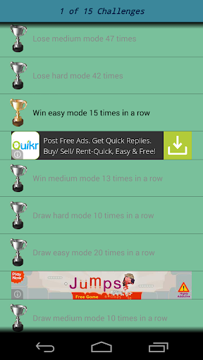 Tic Tac Toe Challenge Screen 3