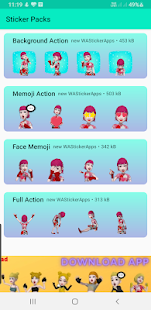 animated stickers - moving stickers for whatsapp 1.0 APK + Мод (Unlimited money) за Android