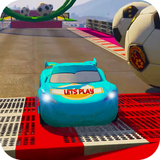 Superhero Car Race: Mega Ramp