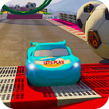 Superhero Car Race: Mega Ramp icon