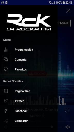 Android application RCK FM screenshort
