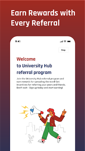 Android application University Hub Ref App screenshort