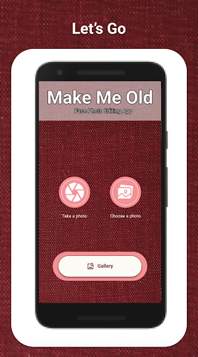 Android application Make Me Old - Face Age Editor screenshort