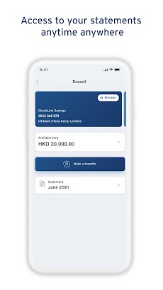 Citibank HK – Mobile Bankingのおすすめ画像4