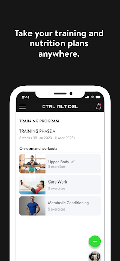 CtrlAltDel Fitness Screen 2
