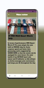 I7 PRO MAX Smart Watch help