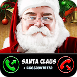 Fake Call Santa Joke New Year icon