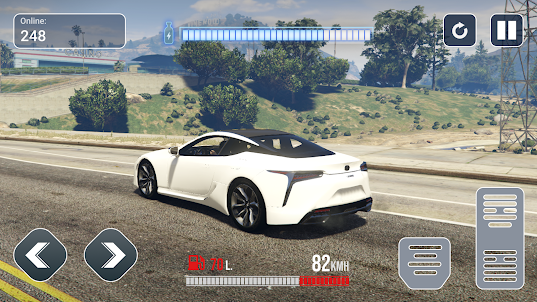 LC500 Lexus Simulator Car Game