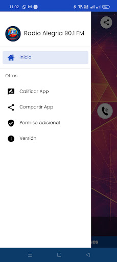 Android application Radio Alegria screenshort