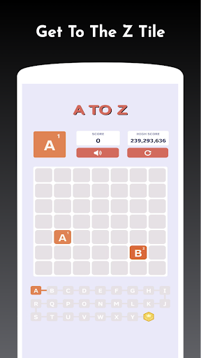 A To Z - Get to the Z tile! Screen 2