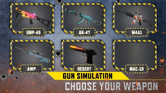 Gun app: gun battle simulator