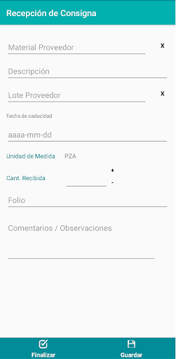 Vitalmex Consigna Screen 2
