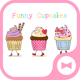 Wallpaper Funny Cupcakes Theme icon