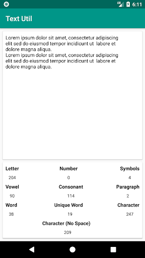 Text Util Screen 3