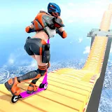 Impossible Scooty Stunt Mega Ramp Bike Racing Game icon