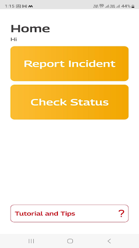 Android application M-Safe screenshort