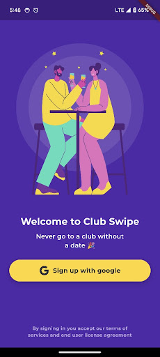 Club Swipe Screen 2
