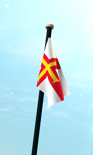 Guernsey Flag 3D Free Screen 3