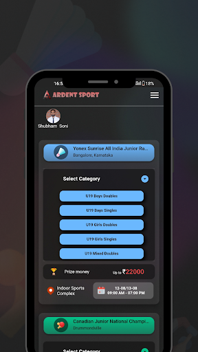 Ardent Sport Screen 2