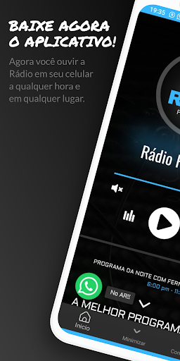 Android application Rádio Pitangui screenshort