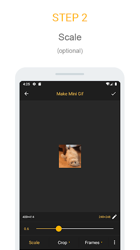 Gif mini: GIF Editor Screen 3