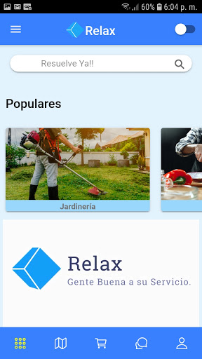 Relax Market Screen 2