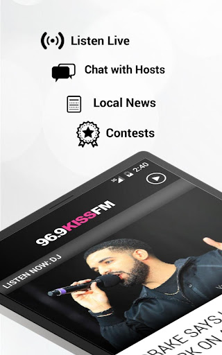 Screenshot of 96.9 KISS FM (KXSS)