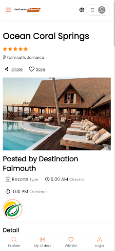Android application Falmouth screenshort