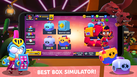 Splash Box Simulator for Brawl Stars: Cool Boxes! 115 Screenshots 1