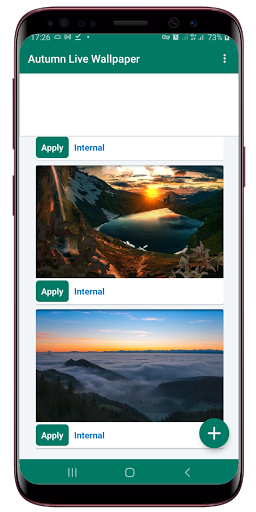 Android application Mountain Live Wallpaper screenshort