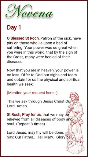 Devotion to Saint Roch Screen 3