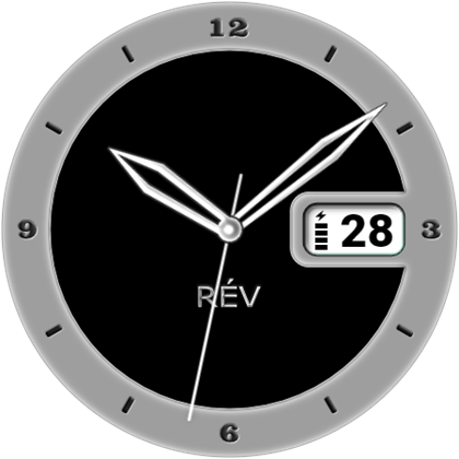 REV007 Analog Watch Face Screen 2
