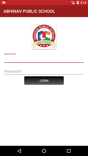 Android application Abhinav Public School screenshort