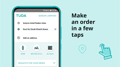 TUDA — order a ride Screenshot 1 - AppWisp.com